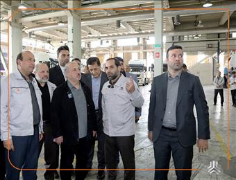 معاون وزیر کشور از ظرفیت‌های تولیدی سایپا دیزل بازدید کرد/ توسعه همکاری سایپا دیزل و وزارت کشور در تأمین ناوگان خدمات شهری