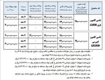 پیش‌فروش کامیون ۱۹۳۰ با تسهیلات ۳ میلیارد تومانی؛ ثبت‌نام از فردا